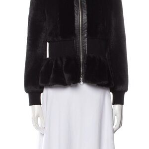 Rebecca Taylor Black Teddy Jacket